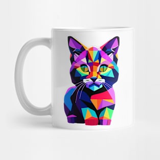 Abstract cute cat Mug